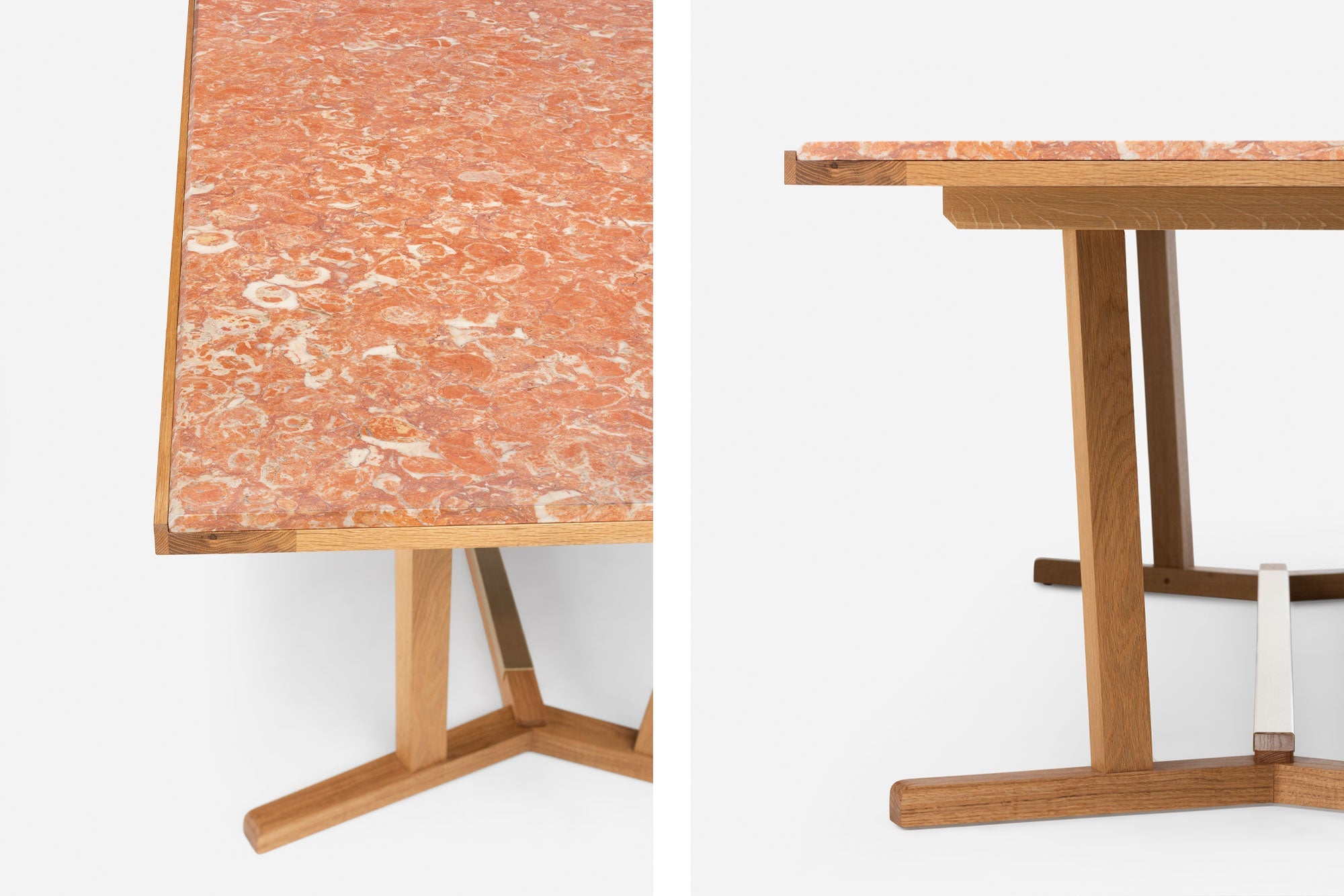 MESA DE COMEDOR SHAKER CON ENCIMERA DE PIEDRA