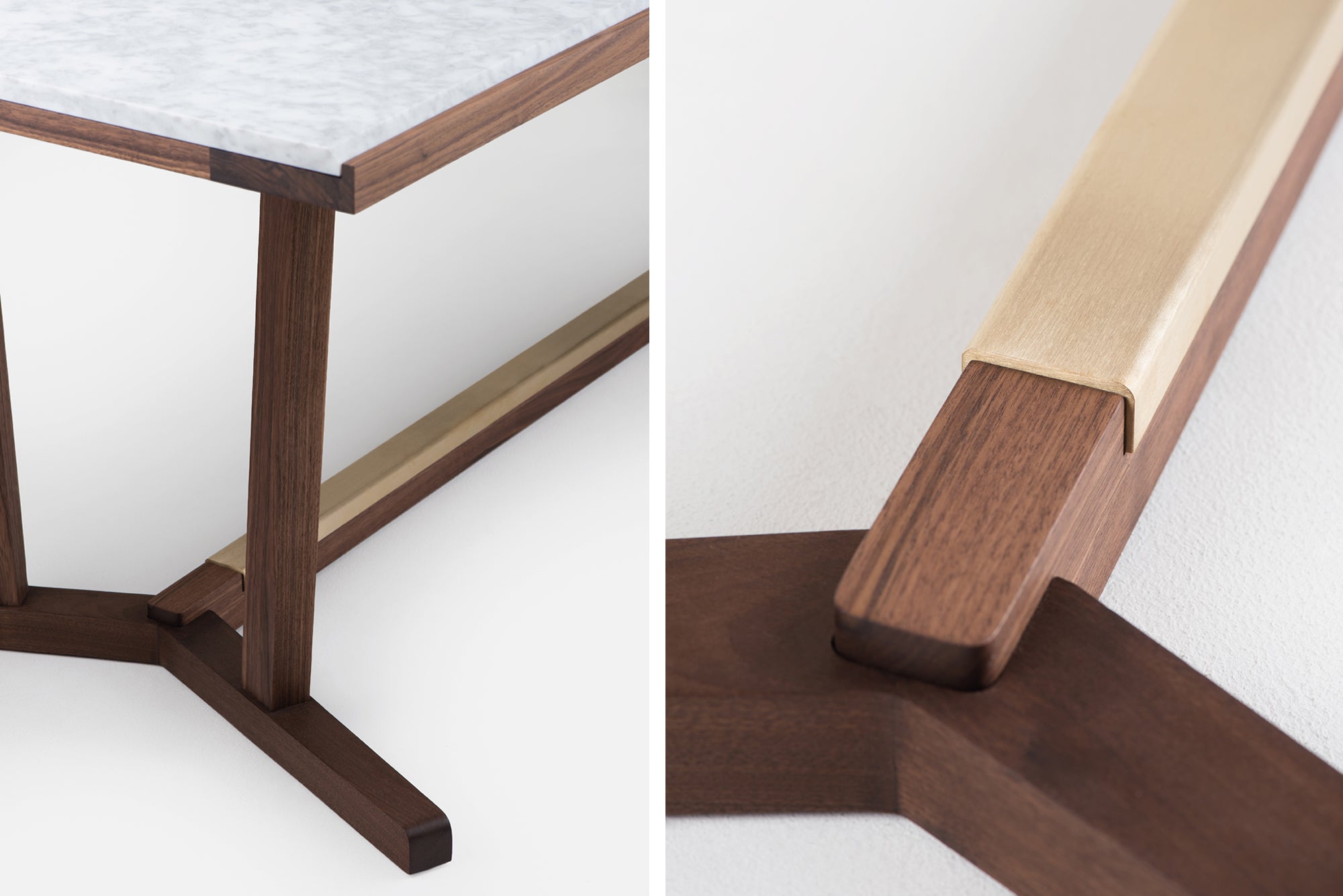 MESA DE COMEDOR SHAKER CON ENCIMERA DE PIEDRA