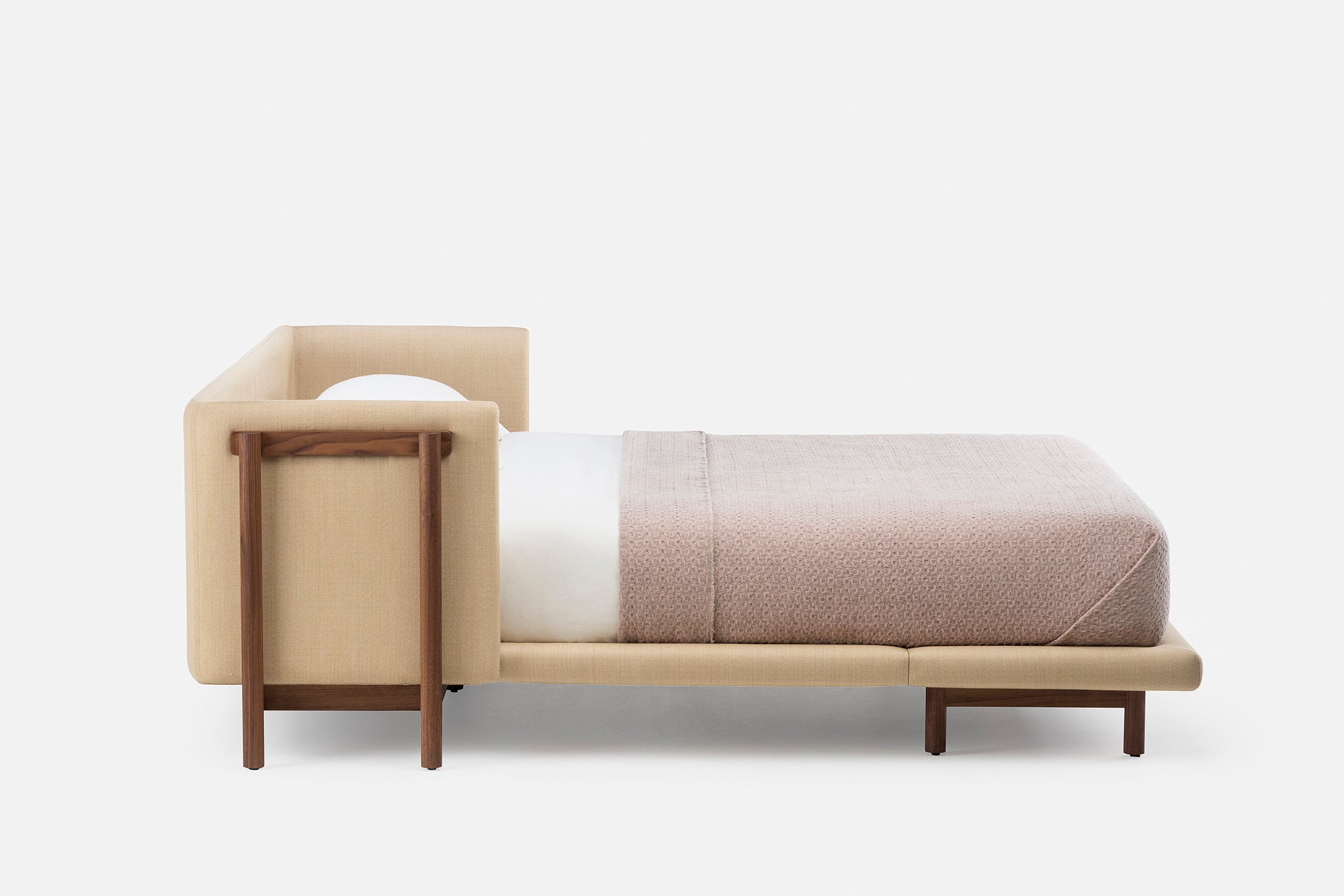 ESTRUCTURA DE CAMA CON BRAZOS