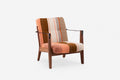 SILLÓN CAPO LOUNGE CON TAPIZADO MANTA ESPINHADA