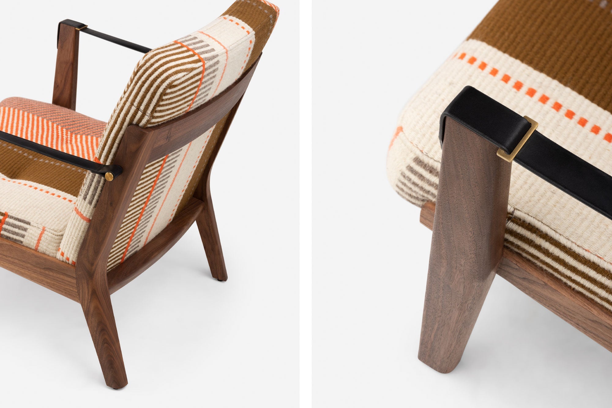 SILLÓN CAPO LOUNGE CON TAPIZADO MANTA ESPINHADA