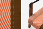 SILLÓN CAPO LOUNGE CON TAPIZADO MANTA ESPINHADA