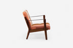 SILLÓN CAPO LOUNGE CON TAPIZADO MANTA ESPINHADA