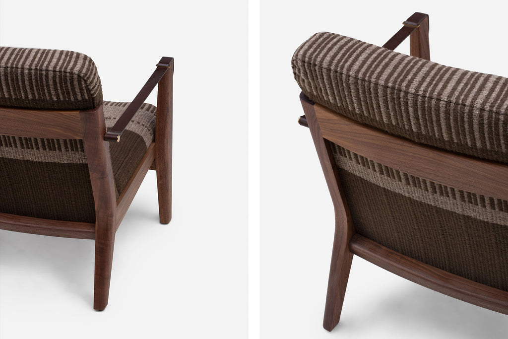 SILLÓN CAPO LOUNGE CON TAPIZADO MANTA LIDO