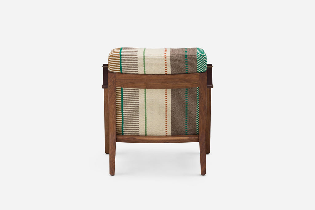 SILLÓN CAPO LOUNGE CON TAPIZADO MANTA ESPINHADA VERDE