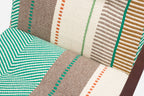 SILLÓN CAPO LOUNGE CON TAPIZADO MANTA ESPINHADA VERDE