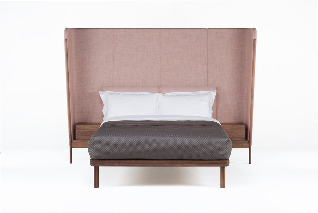 CAMA DUBOIS CABECERO ALTO CON MESITAS DE NOCHE