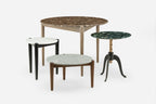 MESA DE ALTURA AJUSTABLE SIDEKICKS CON CUBIERTA DE TERRAZO