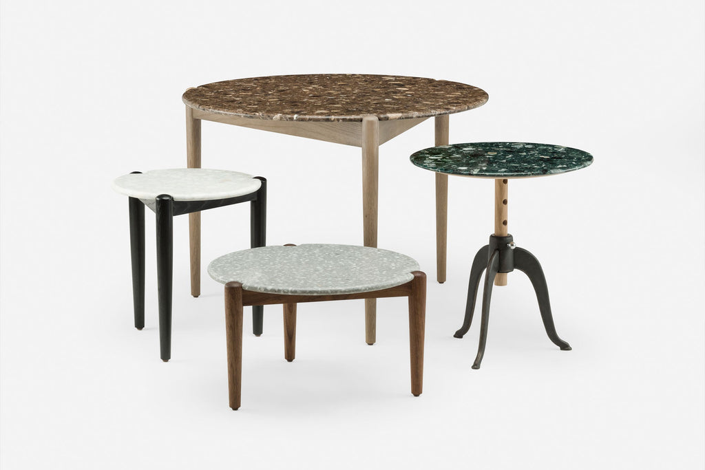 MESA AUXILIAR SIDEKICKS CON TAPA DE TERRAZO