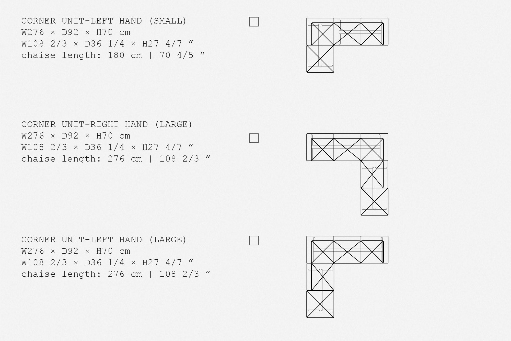 SISTEMA DE SOFÁ MODULAR HEPBURN