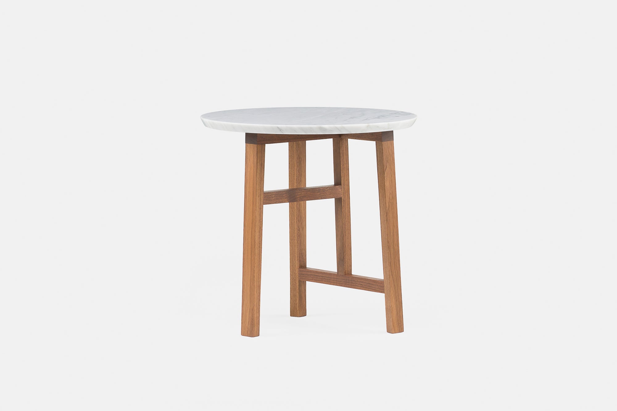 MESA AUXILIAR TRIO CON CUBIERTA DE PIEDRA