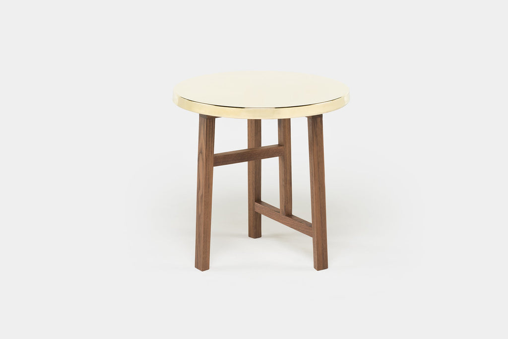 MESA AUXILIAR TRIO CON TAPA METÁLICA