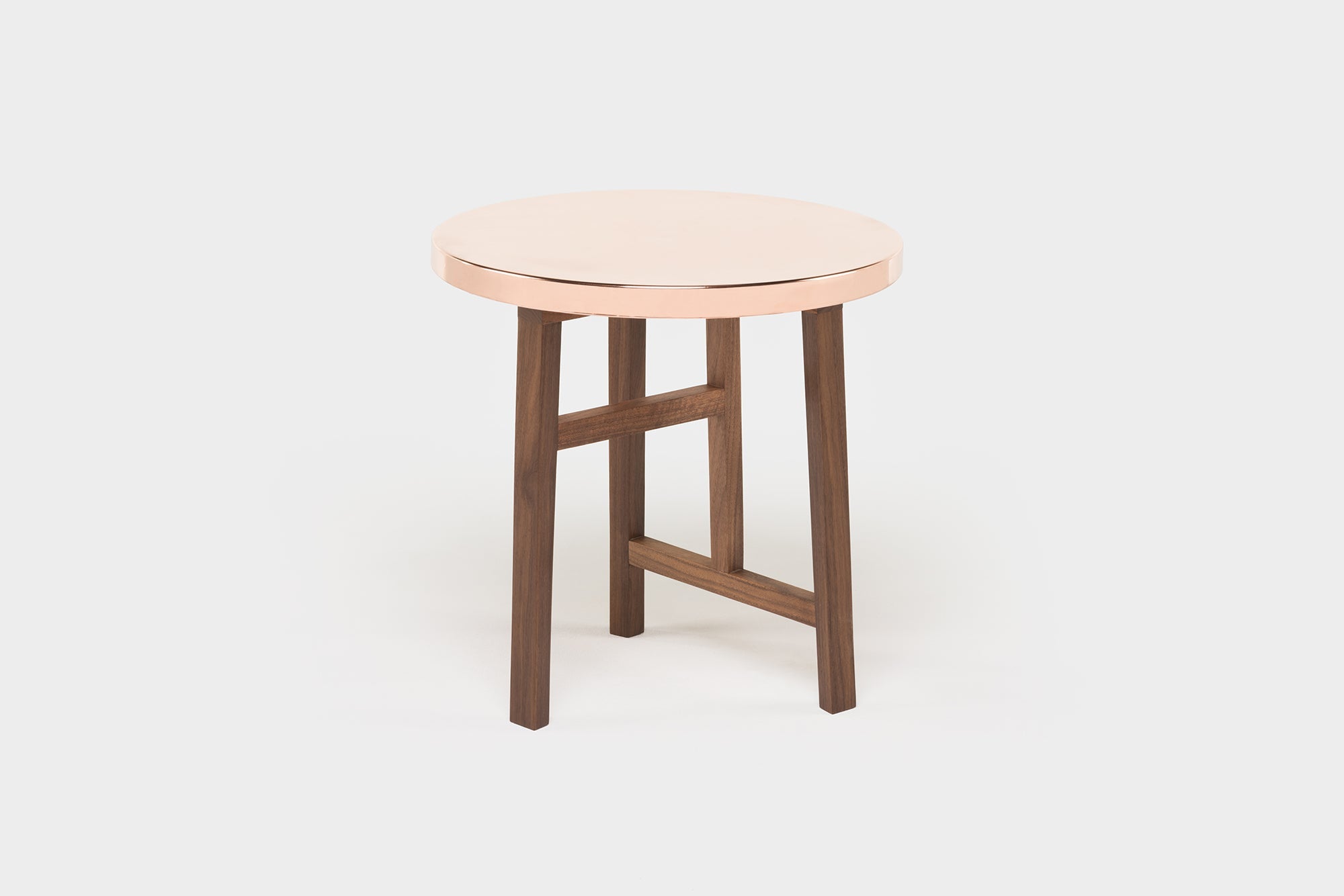 MESA AUXILIAR TRIO CON TAPA METÁLICA