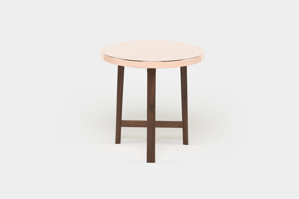 MESA AUXILIAR TRIO CON TAPA METÁLICA
